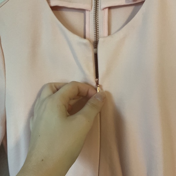 Ted Baker Armalia Pink Floral Jacquard Skater Dress Size 2 - Picture 7 of 15